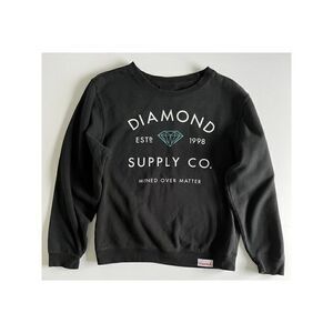 Diamond Supply Company Mined Over Matter Women's Pullover Sweatshirt Size Large